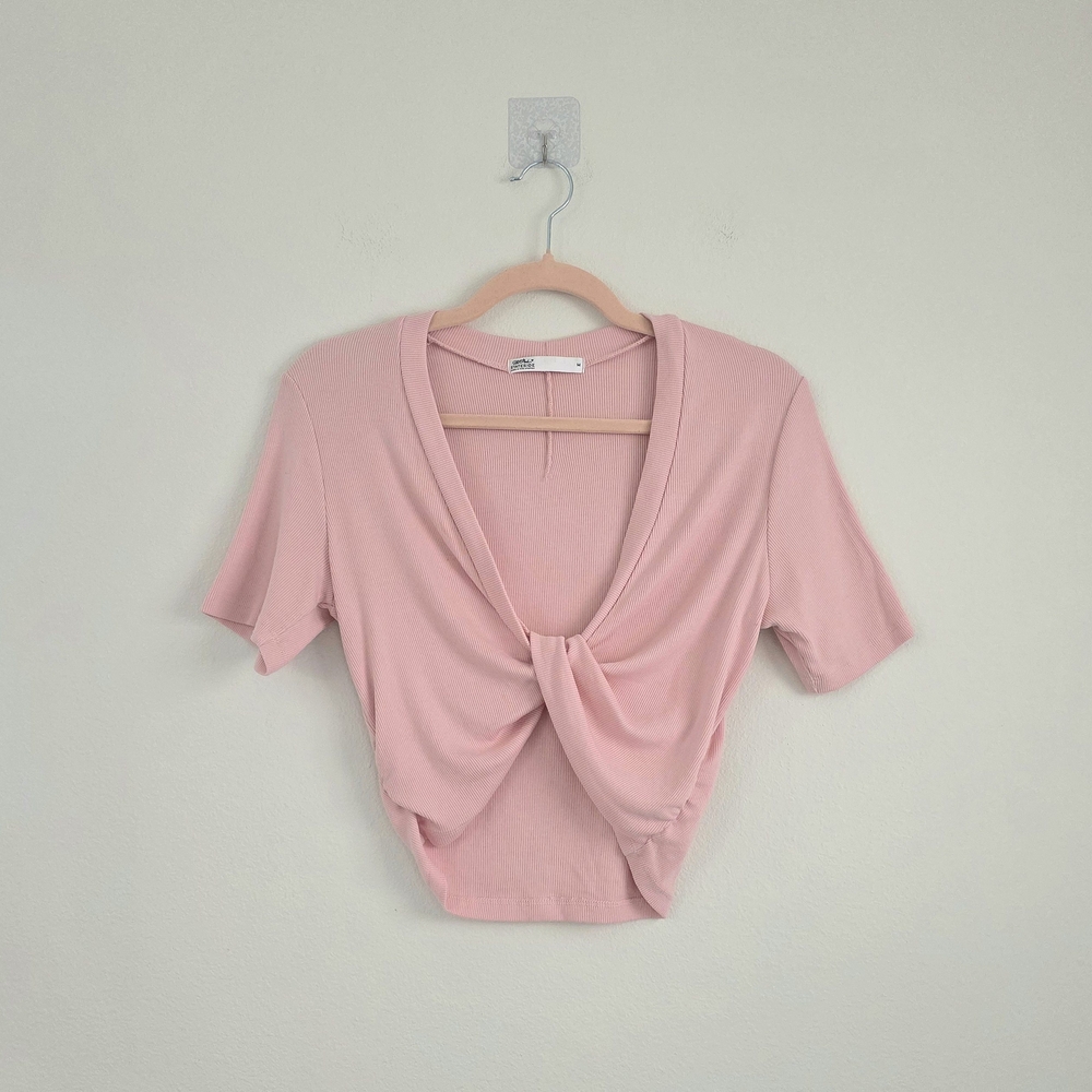 Stateside Soft Pink Crop Top